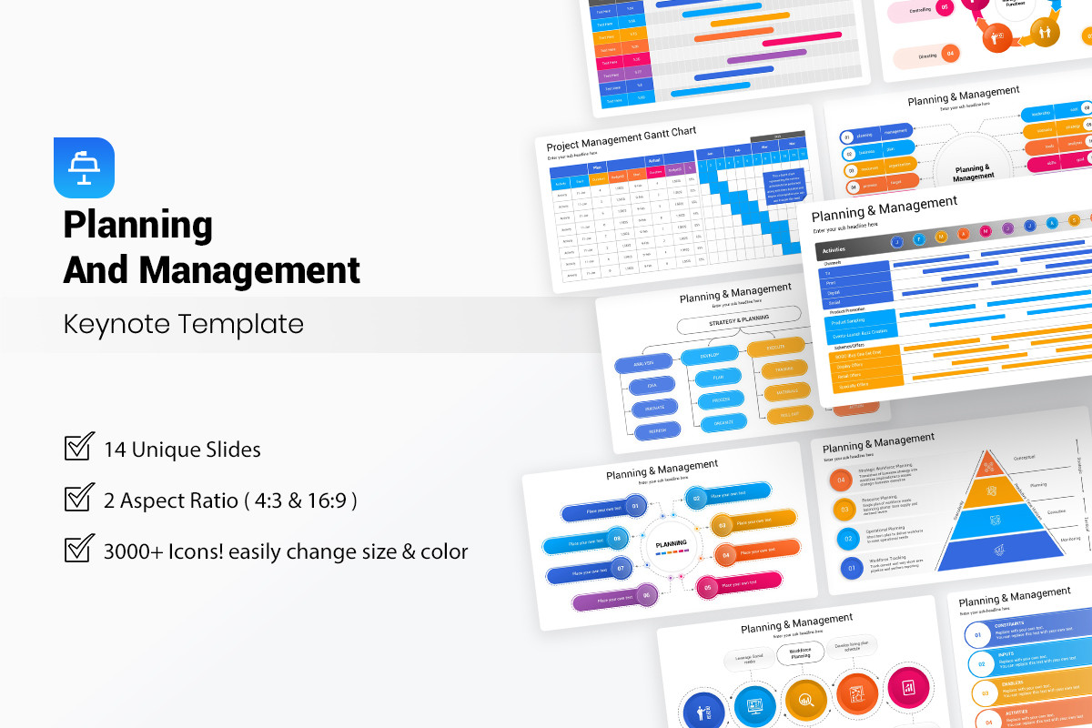 Planning And Management Keynote Template | Nulivo Market