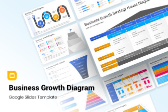 Business Growth Diagram Google Slides Template