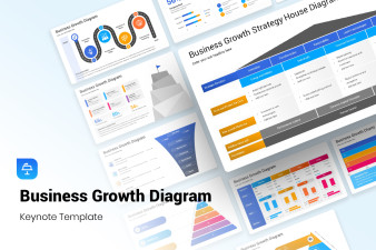 Business Growth Diagram Keynote Template