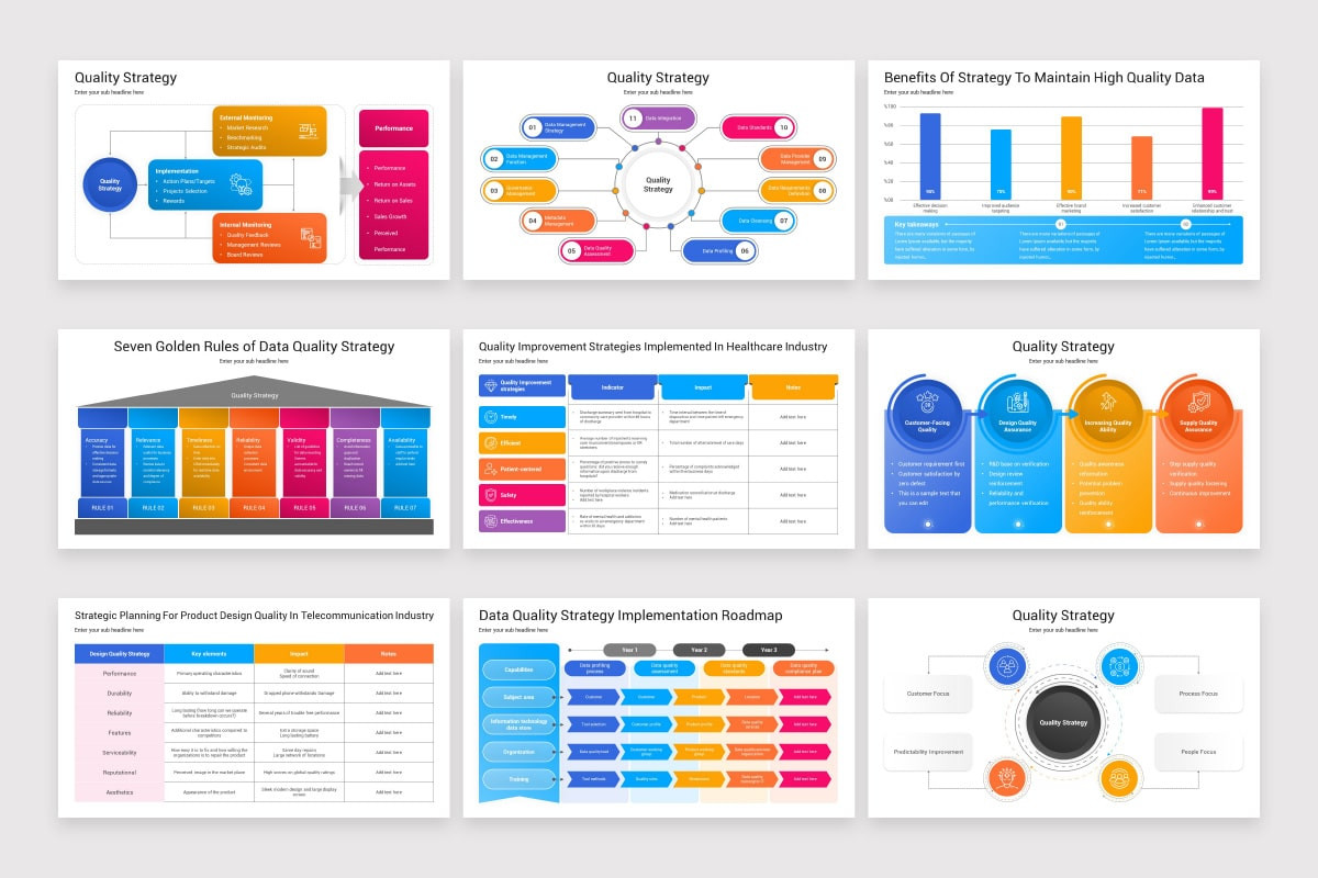 Quality Slide Examples Quality Management Models Google Slides Template | Nulivo Market