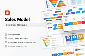 Sales Model Presentation PowerPoint Template