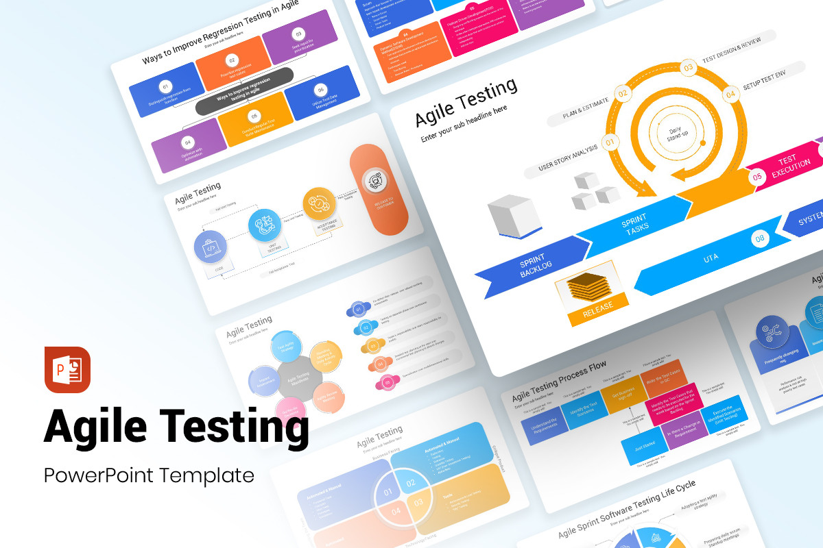Agile Testing Presentation PowerPoint Template | Nulivo Market
