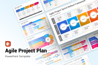 Agile Project Plan Presentation PowerPoint Template