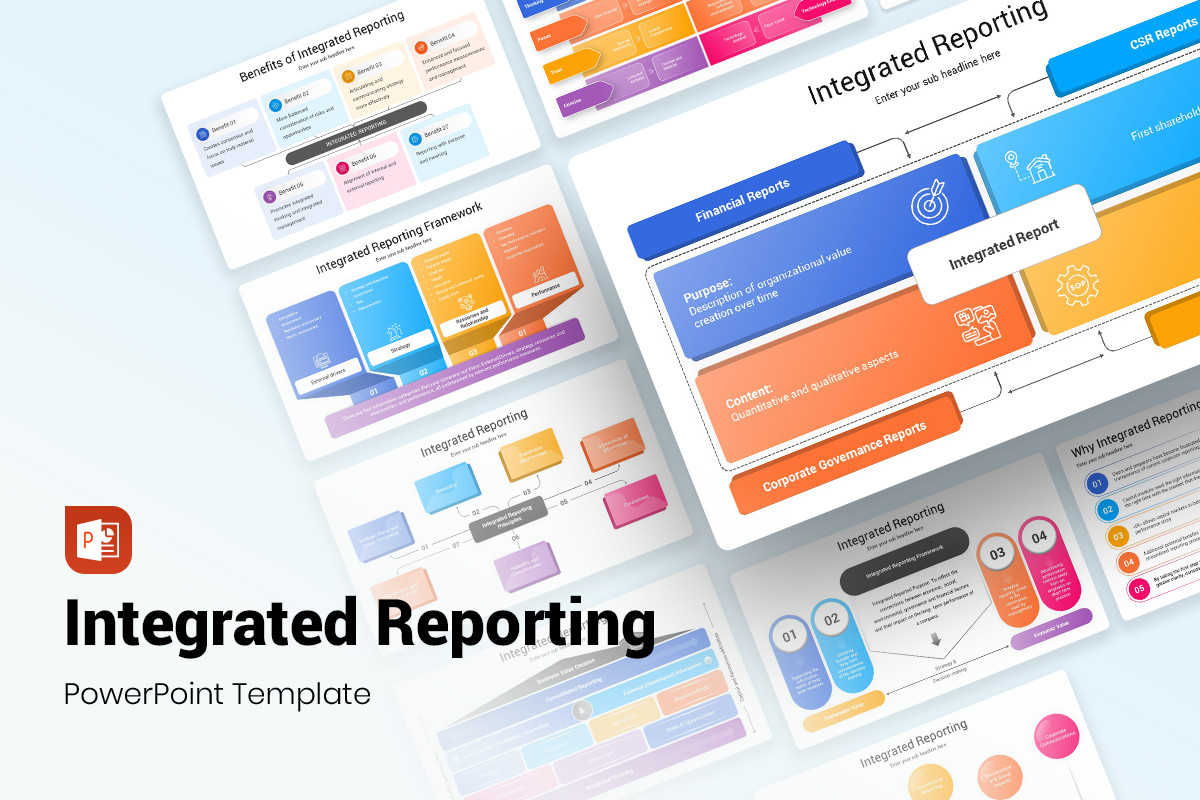 Integrated Reporting Presentation PowerPoint Template | Nulivo Market