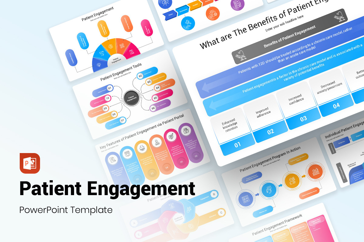Patient Engagement Presentation PowerPoint Template | Nulivo Market