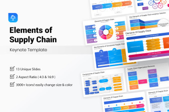 Elements of Supply Chain Keynote Template