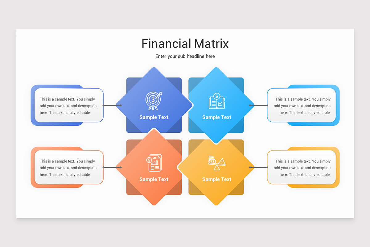 Financial Matrix Presentation Keynote Template | Nulivo Market