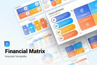 Financial Matrix Presentation Keynote Template