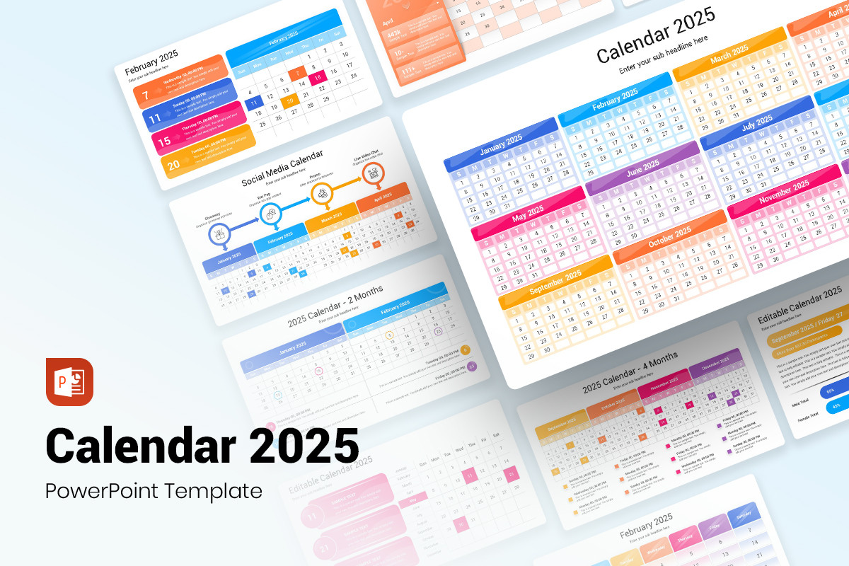 Calendar 2026 Presentation PowerPoint Template | Nulivo Market