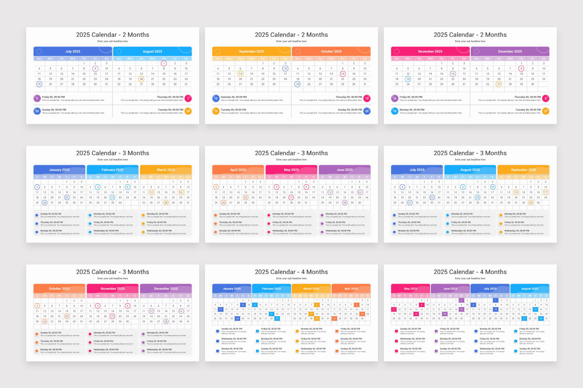 Calendar 2025 Presentation PowerPoint Template | Nulivo Market calendar-2025-presentation-powerpoint-template-nulivo-market