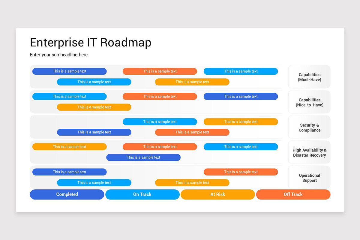 IT Roadmap Presentation Keynote Template Nulivo Market