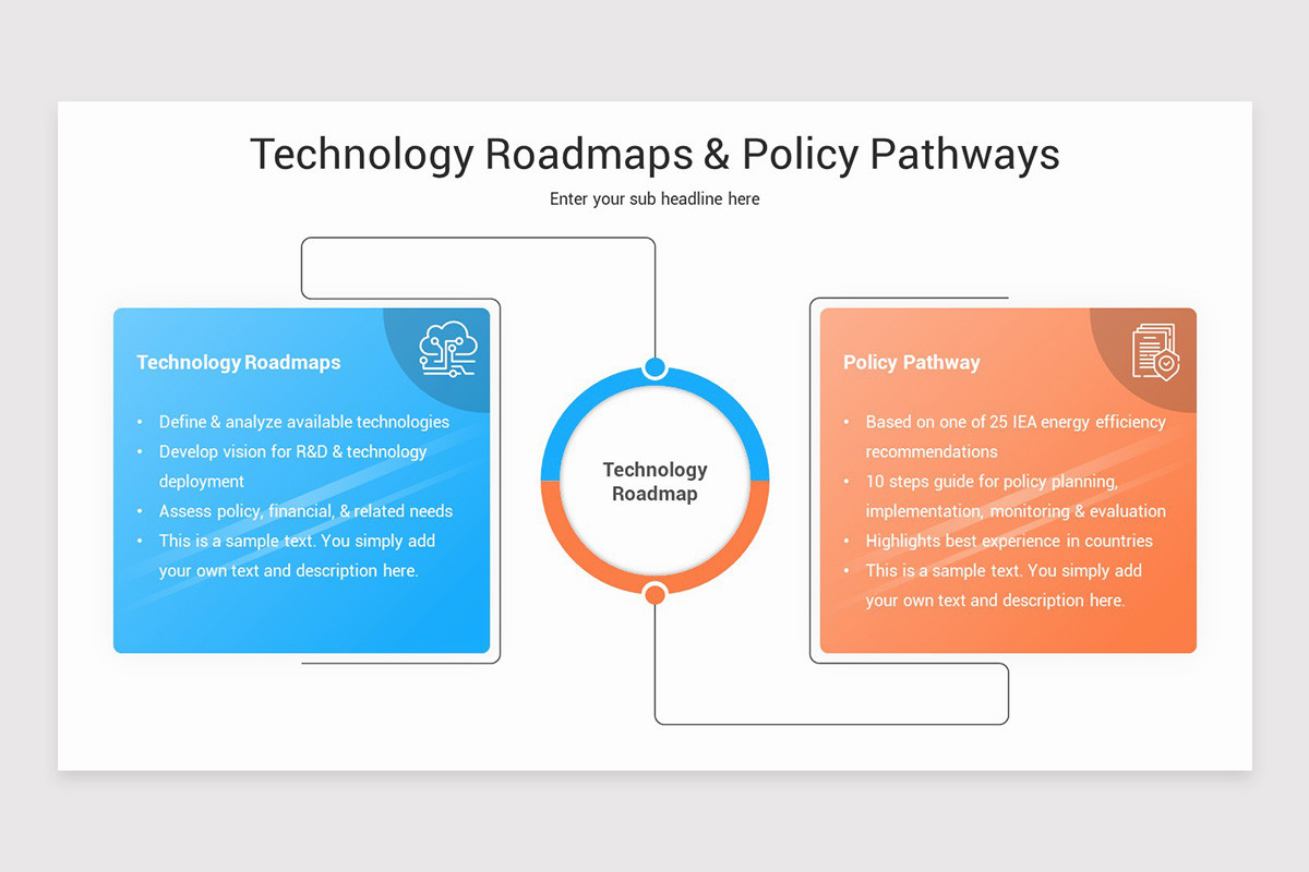 Technology Map Powerpoint Slide Technology Roadmap PowerPoint Template | Nulivo Market