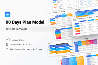 90 Days Plan Model Keynote Template