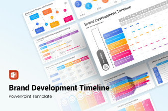 Brand Development Timeline PowerPoint Template
