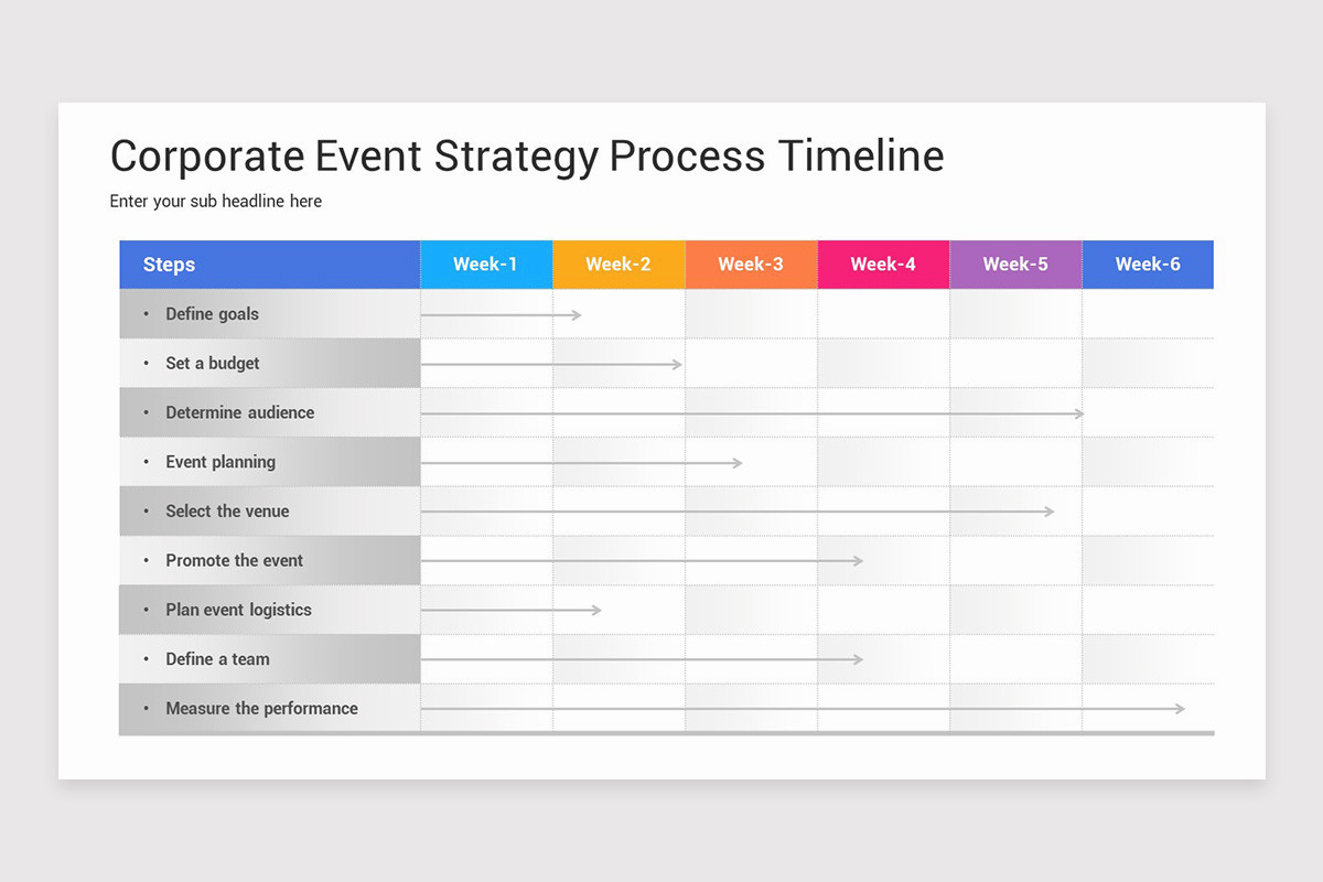 Corporate Timeline Keynote Template