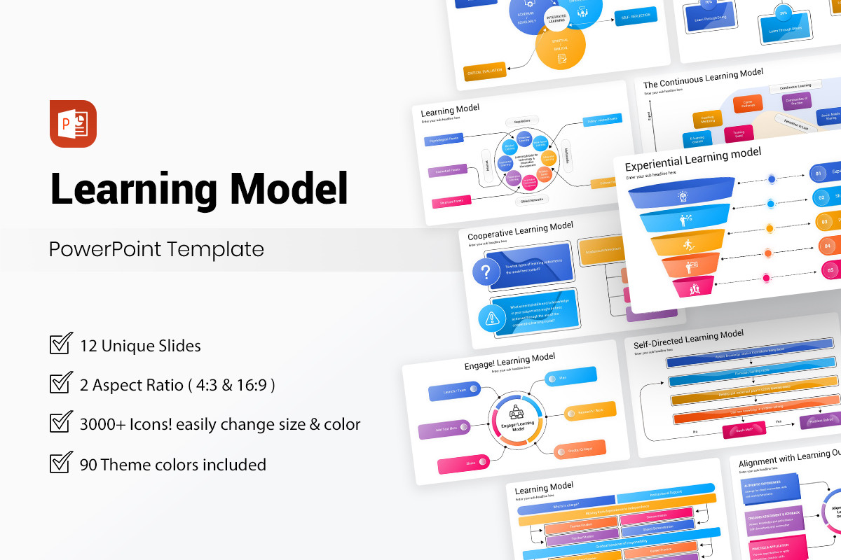 Learning Model PowerPoint Presentation Template | Nulivo Market
