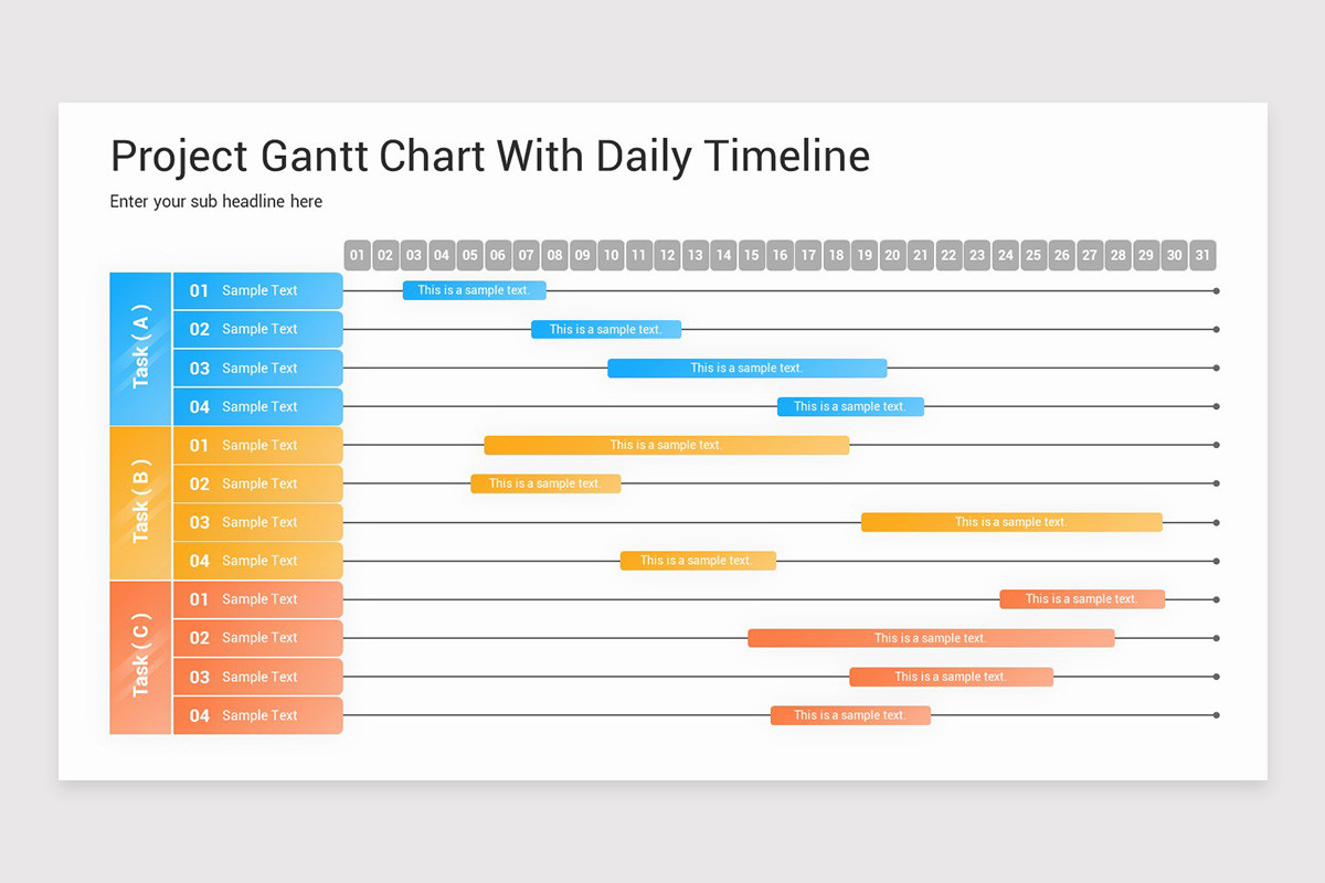 Daily Gantt Chart Google Slides Template Nulivo Market Daily Gantt Chart Google Slides Template Nulivo Market
