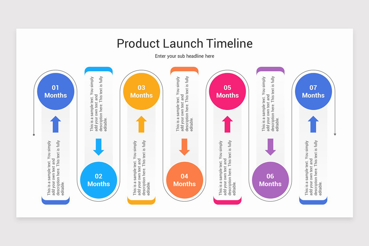 Launch Timeline Example Product Launch Timeline PowerPoint Template | Nulivo Market