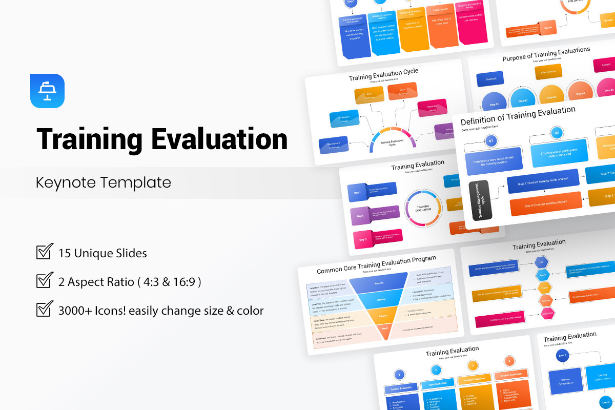 Training Evaluation Keynote Template | Nulivo Market