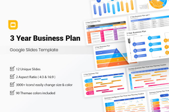 3 Year Business Plan Google Slides Template