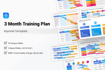 3 Month Training Plan Keynote Template