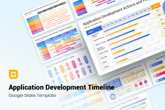 Application Development Timeline Google Slides Template