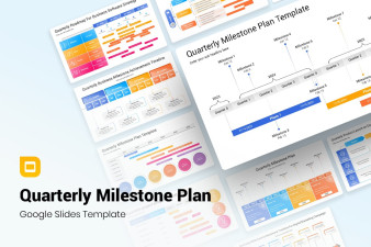 Quarterly Milestone Plan Google Slides Template
