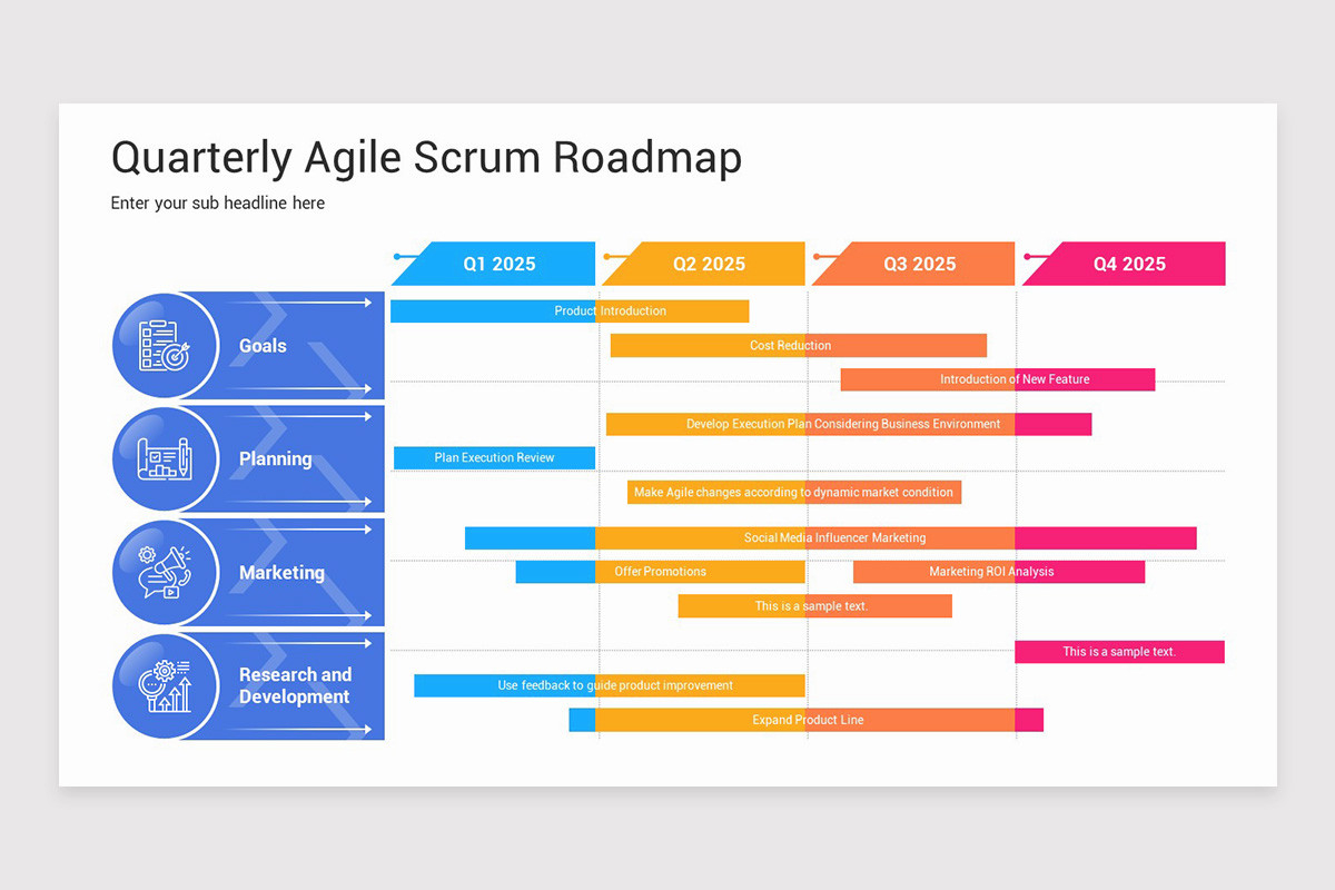 SCRUM Timeline Keynote Template | Nulivo Market