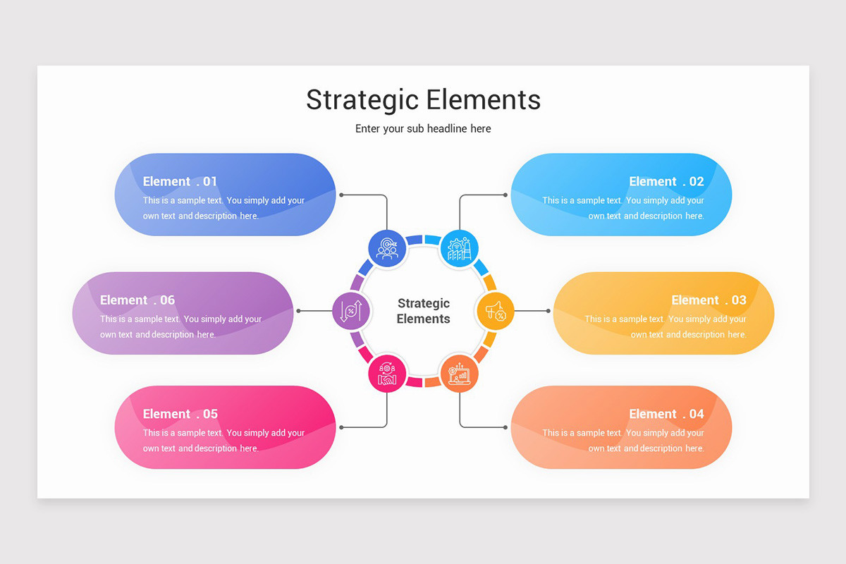 Strategic Elements PowerPoint Template | Nulivo Market