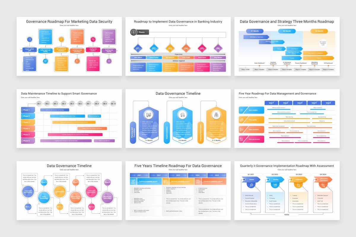 Powerpoint Database Model Data Management Models PowerPoint Template | Nulivo Market