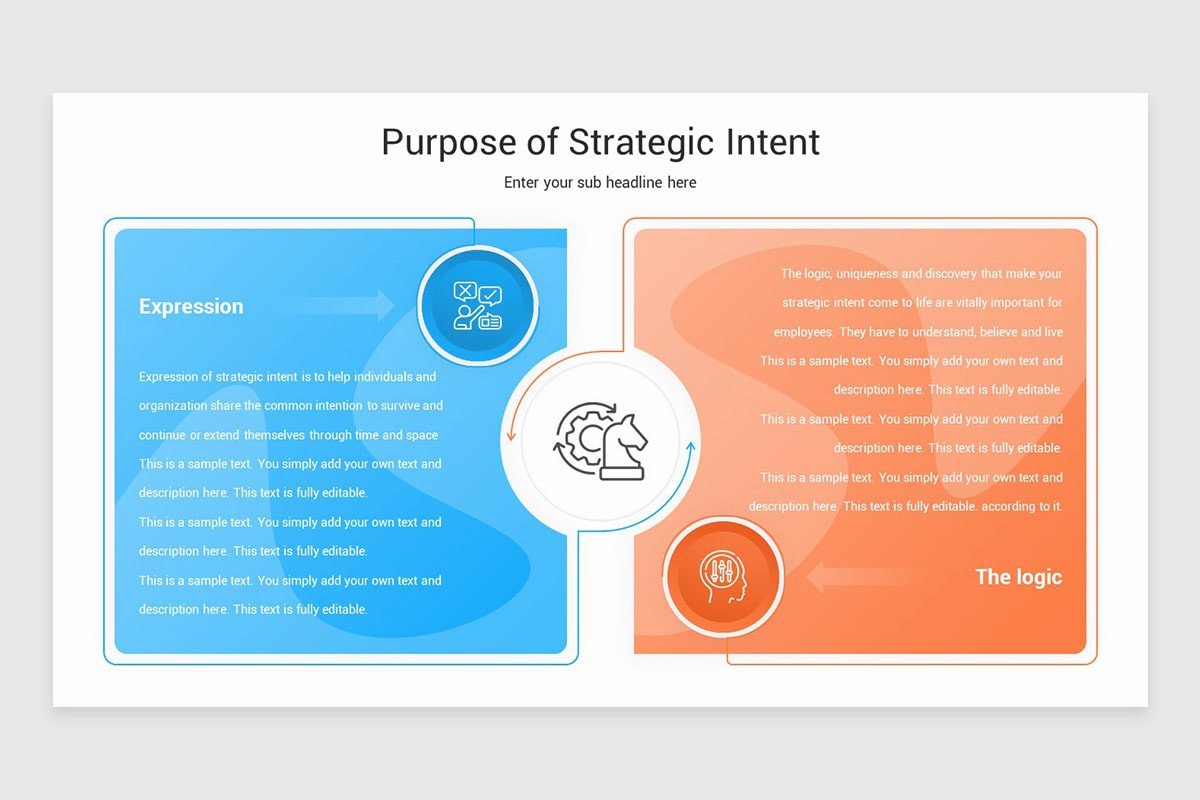Strategic Intent PowerPoint Template | Nulivo Market