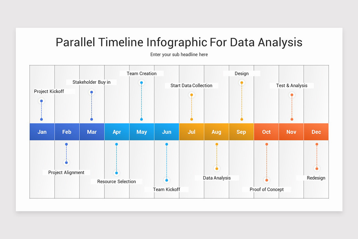 Parallel Timeline Keynote Template | Nulivo Market