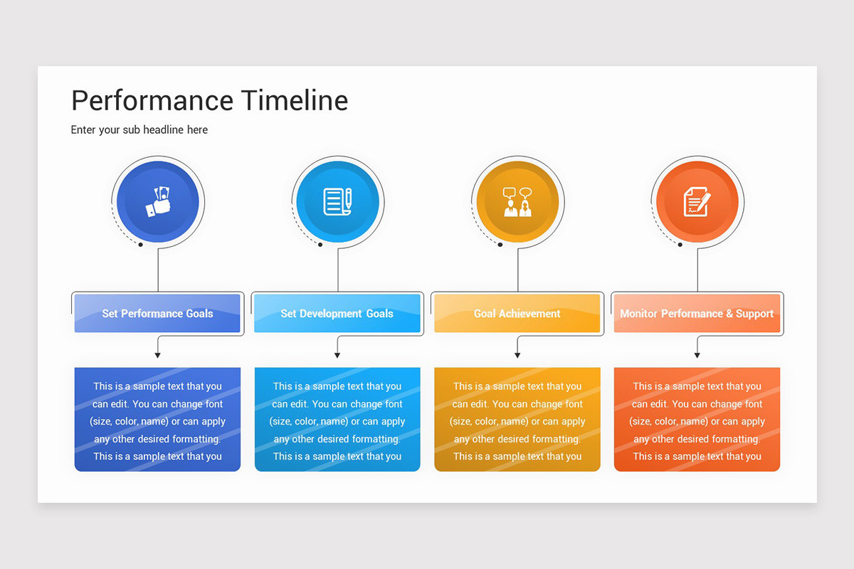 Performance Timeline Google Slides Template | Nulivo Market