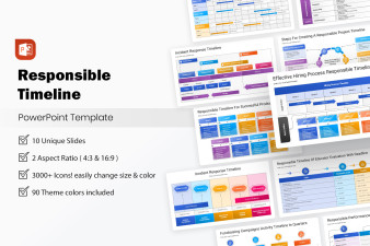 Responsible Timeline PowerPoint Template