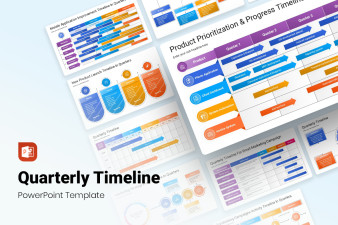 Quarterly Timeline PowerPoint Template