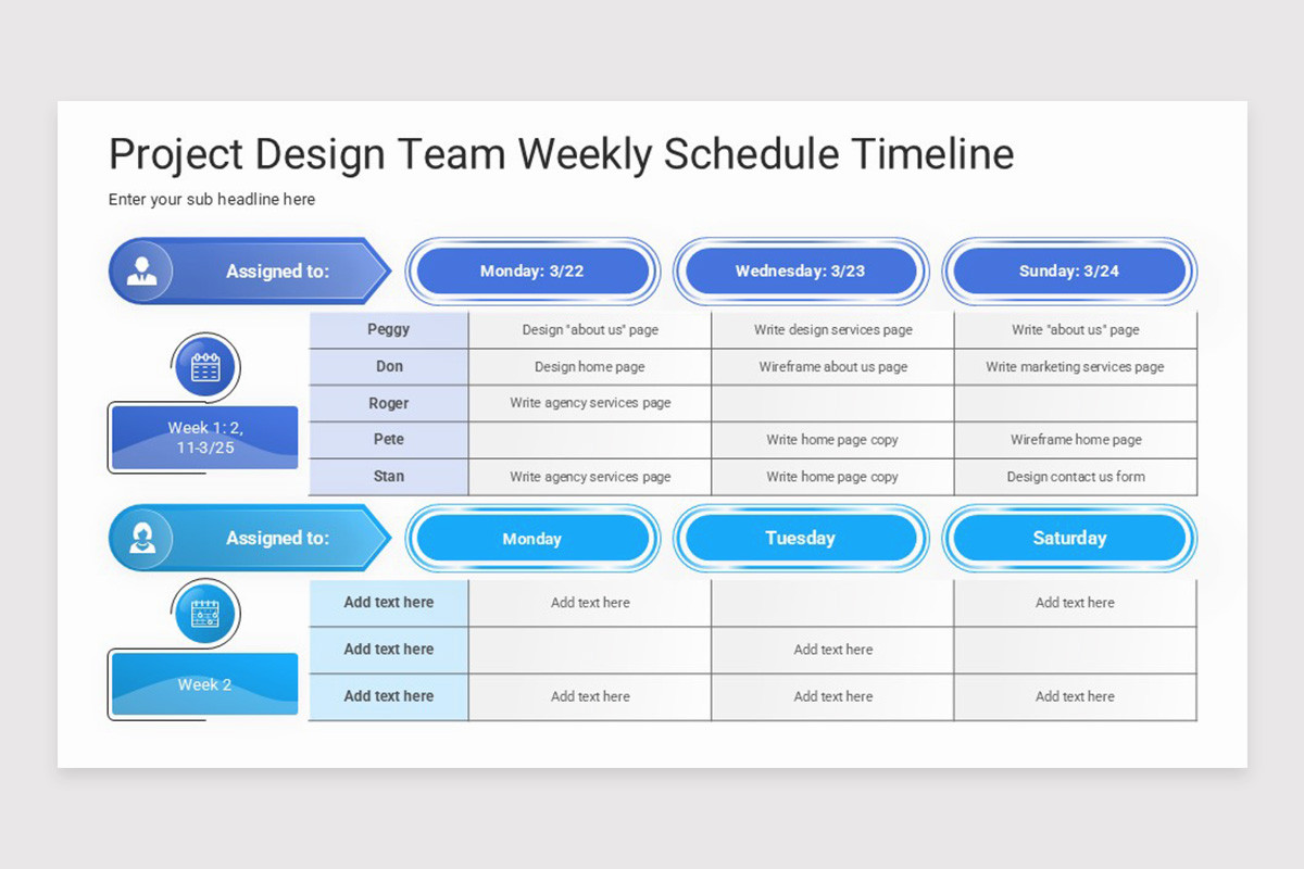 Powerpoint Schedule Add In Schedule Timeline PowerPoint Template | Nulivo Market