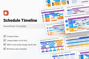 Schedule Timeline PowerPoint Template