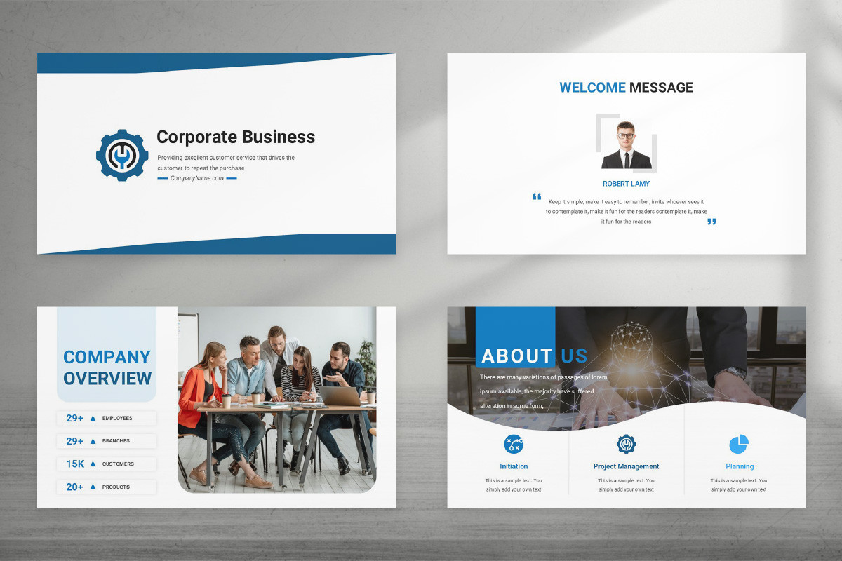 Corporate Business Keynote Template