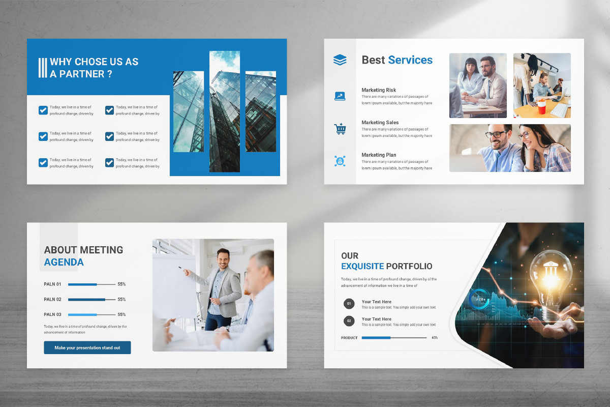Corporate Business Google Slides Template
