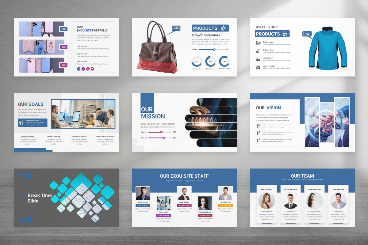 Pitch Deck Company PowerPoint Template | Nulivo Market