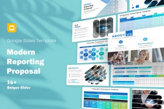 Modern Reporting Proposal Google Slides Template