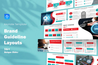 Brand Guideline Layouts Keynote Template