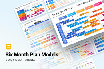 Six Month Plan Models Google Slides Template