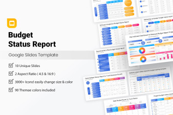 Budget Status Report Google Slides Template