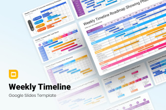 Weekly Timeline Google Slides Template