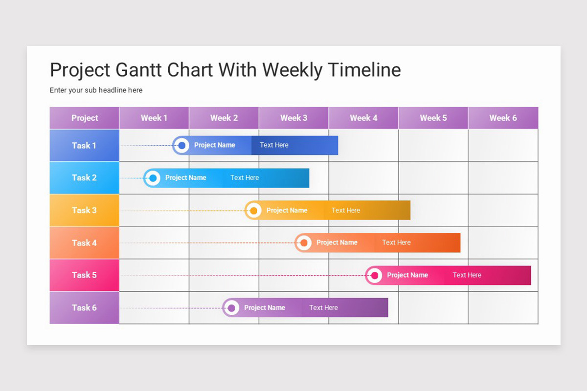 Weekly Timeline PowerPoint Template | Nulivo Market