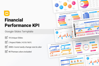 Financial Performance KPI Google Slides Template