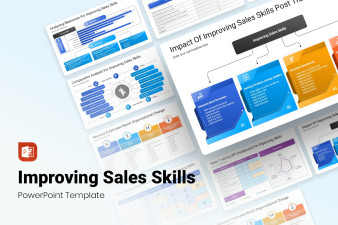 Improving Sales Skills PowerPoint Template