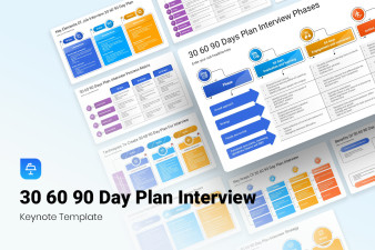 30 60 90 Day Plan Interview Keynote Template