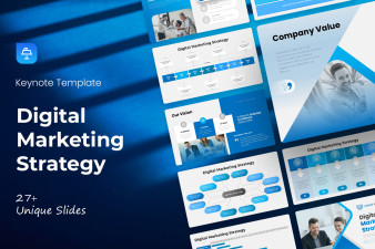 Digital Marketing Strategy Keynote Template